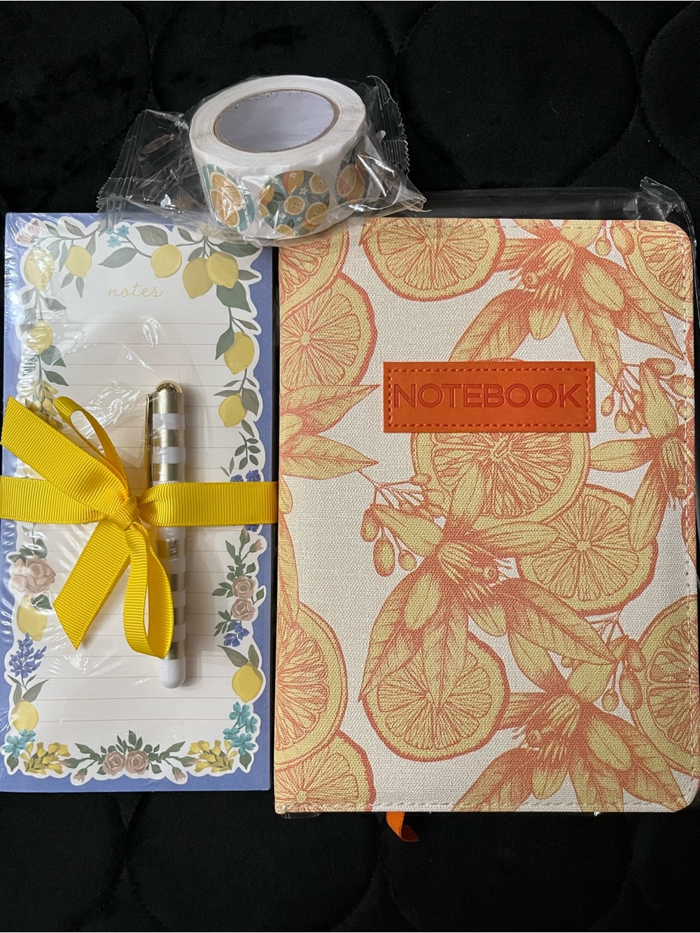 Lemon Themed Stationery Bundle